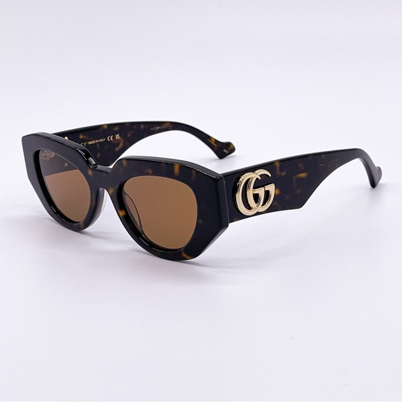 NEW GUCCI GG1421S 002 HAVANA WOMEN SUNGLASSES GUCCI - Picture 7 of 12
